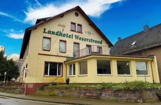 Mehrfamilienhaus kaufen in Grashofstraße 39, 37671 Höxter, Kurzzeitvermietung? Ehemaliges Hotel mit Mietzimmern und Gastronomie