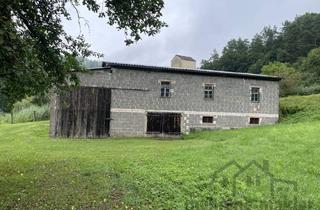 Gewerbeimmobilie kaufen in Etzelwanger Str., 91249 Weigendorf, Große Massiv-Scheune mit Garage und Halle mit Grundstück in Weigendorf