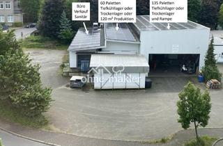 Büro zu mieten in Mühlenstraße 15, 58285 Gevelsberg, Tiefkühlhalle, Lagerhalle, 135-195 Paletten, Produktionshalle, Büros, Verkauf, Teilbar
