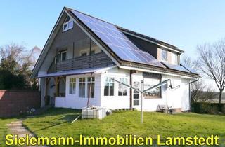 Haus kaufen in 21769 Lamstedt, Lamstedt - Zweifamilienhaus - Photovoltaik, Vollkeller, Garage, Energiewert C - Eigennutzung im OG möglich
