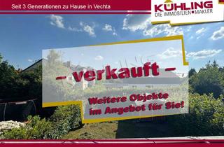 Doppelhaushälfte kaufen in 49377 Vechta, Vechta - Bezugsfrei! Sanierungsbedürftige Doppelhaushälfte nebst Garage in Vechta