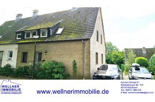 Doppelhaushälfte kaufen in Schlesische Straße 41, 49504 Lotte, Lotte - PREISSENKUNG! MIT EIGENLEISTUNG ZUM EIGENHEIM?! Unterkellerte Doppelhaushälfte mit großem Grundstück und PKW-Garage!