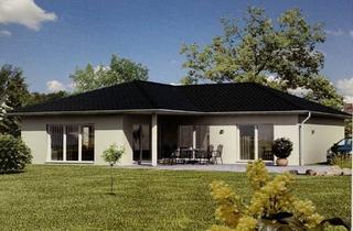 Haus kaufen in Straße Des Friedens 15 C, 06258 Schkopau, Schkopau-Hohenweiden - Schkopau OT Hohenweiden: Bungalow-Neubau auf 1382 qm Grundstück