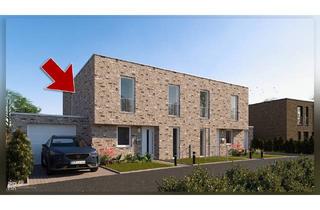 Doppelhaushälfte kaufen in 46414 Rhede, Rhede - Klimafreundlicher Neubau zu mietähnlichen Konditionen - energieeffiziente Doppelhaushälfte in Rhede