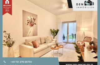 Wohnung kaufen in 76133 Innenstadt-West, Exklusive Erdgeschosswohnung mit Garten & Terrasse – Stilvoll Wohnen im Herzen der Stadt