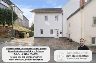 Einfamilienhaus kaufen in 56368 Klingelbach, Provisionsfrei! Modernisiertes Einfamilienhaus mit großem bebaubaren Grundstück und Scheune