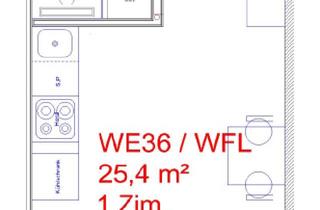 Wohnung mieten in Schragenfeldstraße 12B, 12685 Marzahn, Schöne 1 Zi Neubauwohnung TOP-Schnitt, in guter Lage