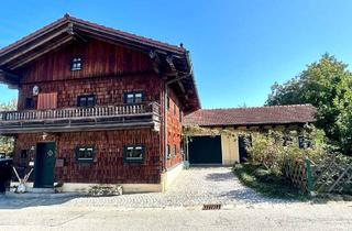 Haus kaufen in 94501 Aldersbach, Holzhaus-Romantik - zukunftsfähige Rarität mit Option auf Praxis bzw. Wohnraum im Anbau