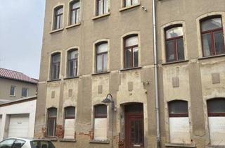 Mehrfamilienhaus kaufen in Marienstraße 14, 08451 Crimmitschau, Projektentwickler aufgepasst – potentialreiches Reihenend-/Mehrfamilienhaus zur Kernsanierung – 6-8 Wohneinheiten – provisionsfrei