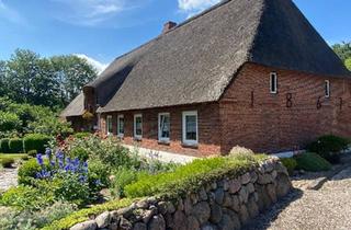 Haus kaufen in 25842 Langenhorn, Langenhorn - PROVISIONSFREI ! Reetdachhaus in Bargum NF, 3.931 qm Grdst.