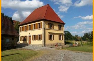 Haus kaufen in 91086 Aurachtal, 150 qm saniertes Herrschaftshaus auf 2.500 qm parkähnlichen Grund mit 5 ha Mühlenanwesen + Scheune
