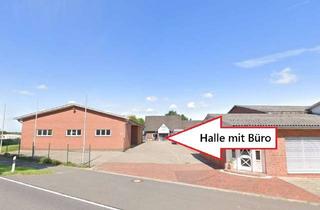 Büro zu mieten in 49685 Emstek, Gepflegtes, verkehrsgünstig gelegenes Hallengebäude mit Büroräumen
