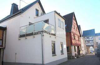 Einfamilienhaus kaufen in Kirchstraße 25, 35799 Merenberg, Saniertes bezugsfertiges Einfamilienhaus ca. 155 m² Merenberg, Fernblick, Dachterrasse, KOfen, Klima