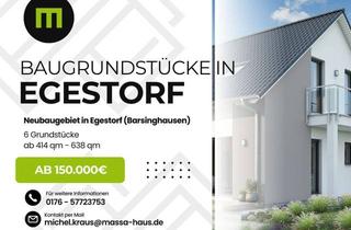 Grundstück zu kaufen in 30890 Barsinghausen, Exklusives Bugrundstück für Ihr Bauvorhaben in Egestorf am Deister