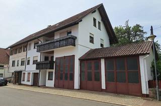 Haus kaufen in 72297 Seewald, Wohnen und Arbeiten: Großzügige Wohnung und 3 Werkstatthallen - Ihre Chance in Göttelfingen!