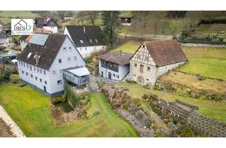 Einfamilienhaus kaufen in Hirtengasse 24, 74542 Braunsbach, Einzigartiges Anwesen mit Nebengebäuden und weitläufiger Grünfläche