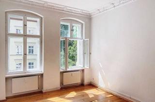 Wohnung kaufen in Bergstraße 19, 10115 Mitte, Top-Wohnlage in Berlin - Mitte: Altbau-Schmuckstück im Vorderhaus mit Erker und historischem Stuck