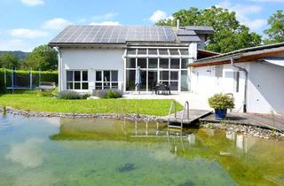 Haus kaufen in 79639 Grenzach-Wyhlen, Gewerbepark - Büros, Lager u. Werkstatt dazu ein luxuriöses Wohnhaus mit Natur-Badeteich