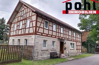 Einfamilienhaus kaufen in 98663 Hellingen, Teilsaniertes Einfamilienhaus in ruhiger Wohnlage in einem Stadtteil von Heldburg!