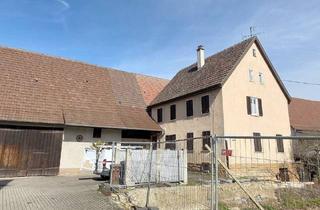 Mehrfamilienhaus kaufen in 71254 Ditzingen, Ditzingen - Wohnhaus mit großer Scheune als Sanierungsprojekt.