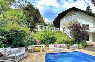 Villa kaufen in 82335 Berg, Landhausvilla der Extraklasse: Idyllische Lage – großer Pool – grüne Oase