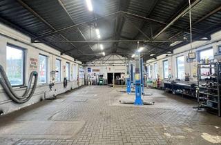 Gewerbeimmobilie kaufen in 57080 Siegen, KFZ-Werkstatt mit Inventar zu verkaufen – Toplage in Siegen OT Eiserfeld