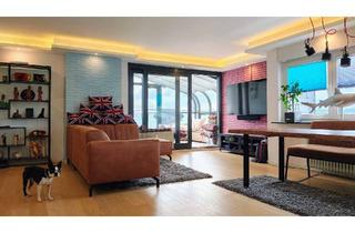 Penthouse kaufen in 65835 Liederbach, Penthouse mit großer sonniger Dachterrasse und Blick bis zur Frankfurter Skyline! Kamin, EBK