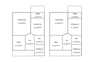 Haus kaufen in 26810 Westoverledingen, Zwei vermietete Reihenhäuser mit Loggia in einer gepflegten Umgebung, kurz vor Papenburg