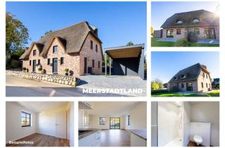 Haus kaufen in 25836 Vollerwiek, Ihr Reetdachtraum an der Nordsee mit Deichzugang – Schlüsselfertig vor Baustart!