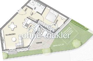 Wohnung kaufen in 71282 Hemmingen, Stilvoll wohnen mit Garten: Moderne und helle 2,5-Zimmer-Neubauwohnung in ruhiger Lage
