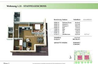 Wohnung kaufen in Hinter Der Feldstraße, 21481 Lauenburg, 3 Zimmer STG Neubau-Eigentumswohnung 1.21