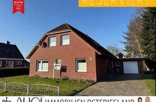 Einfamilienhaus kaufen in 26529 Rechtsupweg, Perfekt für die Familie: Einfamilienhaus mit Loggia, Garage und großem Garten