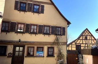 Haus kaufen in 74595 Langenburg, Charmantes, denkmalgeschütztes Wohnhaus mit geräumiger Garage und Gärtle mit Schuppen