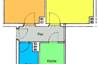 Wohnung mieten in 04741 Niederstriegis, Gepflegte 2-Zimmerwohnung in idyllischer Umgebung! Ruhig und grün!