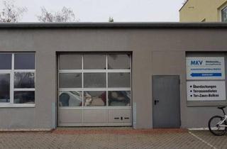 Geschäftslokal mieten in Leipziger Straße 63a, 04420 Markranstädt, Großzügiges Lager mit Sektionaltor