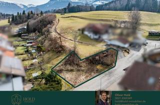 Grundstück zu kaufen in Am Höldersberg 12, 87527 Sonthofen, Bauen in Sonthofen: Exklusives Grundstück für Ihr Traumhaus mit Bergblick