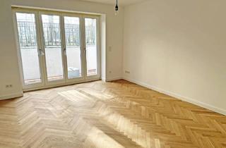 Penthouse kaufen in Hähnelstraße, 12159 Berlin, Palais Friedenau: Elegantes 3-Zimmer-Souterrain mit Terrasse – überraschend hell, Erstbezug