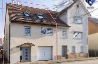 Doppelhaushälfte kaufen in Jakobstraße, 73240 Wendlingen, Gepflegte Doppelhaushälfte für die kleine Familie mit verglastem Balkon und Garten