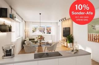 Wohnung kaufen in 88487 Mietingen, **KfW-40-QNG** Erstbezug! Neubau-Eigentumswohnung mit herrlichem Sonnenbalkon