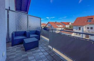 Wohnung kaufen in 76689 Karlsdorf-Neuthard, Vermietete 2,5-Zimmer-Dachgeschoss-Wohnung mit Balkon