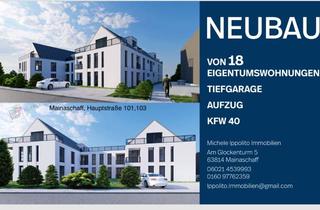 Wohnung kaufen in Hauptstraße 101, 63814 Mainaschaff, Neubau Eigentumswohnung in Mainaschaff , KFW 40