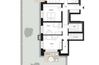 Wohnung kaufen in Geschwister-Scholl-Straße 20, 91074 Herzogenaurach, Kurzfristig bezugsfertig | Großzügige 4-Zimmer-Wohnung mit zwei Terrassen und eigenem Garten