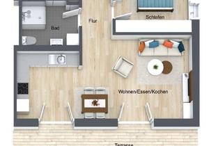 Wohnung kaufen in 91601 Dombühl, Sonnenverwöhnte klimafreundliche Neubauwohnung mit KfW Förderung! WE04