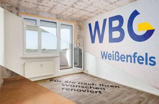 Wohnung mieten in Hardenbergstraße 24, 06667 Weißenfels, Wir renovieren für Sie*3RW*großer Balkon*saniertes Gebäude*2.OG