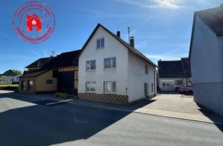 Haus kaufen in 97900 Külsheim, Wohnhaus mit Nebengebäude und Scheune in zentraler Lage von Hundheim