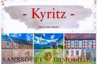 Haus kaufen in 16866 Kyritz, PROVISIONSFREI! Wohn- und Geschäftshaus mit Hofeinfahrt!