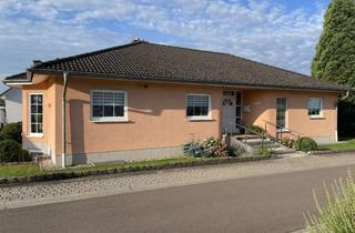 Einfamilienhaus kaufen in 66693 Mettlach, BUNGALOW barrierefrei, KG für Gewerbe oder ELGWHG nutzbar in Mettlach-Weiten (nahe Saarschleife)