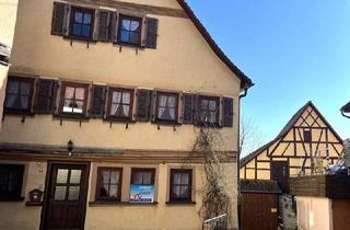 Haus kaufen in 74595 Langenburg, Charmantes, denkmalgeschütztes Wohnhaus mit geräumiger Garage und Gärtle mit Schuppen