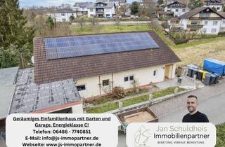 Einfamilienhaus kaufen in 56377 Seelbach, Provisionsfrei! Tapezieren — Einziehen! Einfamilienhaus mit Garten und Garage, Energieklasse C