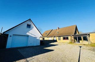 Einfamilienhaus kaufen in 24398 Winnemark, Projektchance in Schleinähe: Großzügiges Grundstück mit entkerntem Einfamilienhaus und neuer Garage